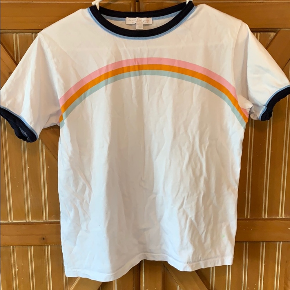 Vintage Boyfriend Rainbow Tee